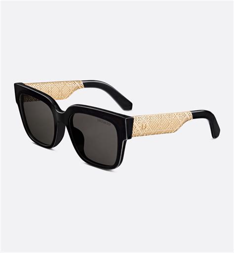 DioRésille S1F Black Square Sunglasses 